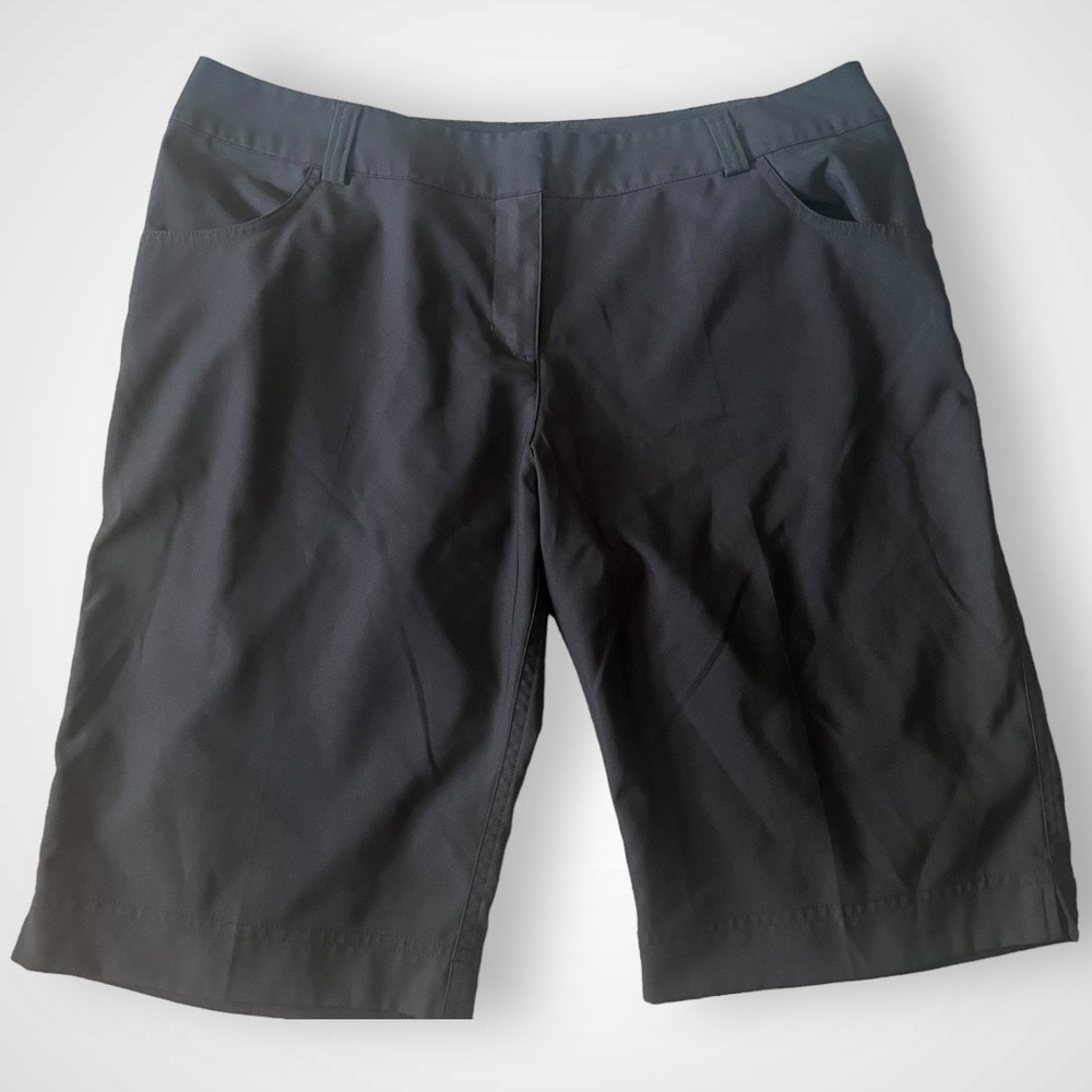 ADIDAS Women's Black Climalite‎ Bermuda Shorts Size 12 | EUC